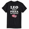 Licensed Character Men's TMNT Pizza My Heart Leo Tee Dark Blue -Licensed Character Shop unnamed file 31620