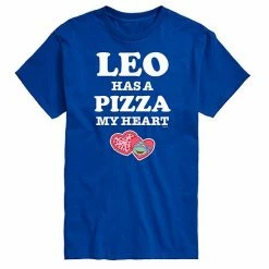 Licensed Character Men's TMNT Pizza My Heart Leo Tee Dark Blue -Licensed Character Shop unnamed file 31623