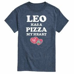Licensed Character Men's TMNT Pizza My Heart Leo Tee Dark Blue -Licensed Character Shop unnamed file 31624