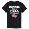 Licensed Character Men's TMNT Pizza My Heart Donnie Tee Blue -Licensed Character Shop unnamed file 31626