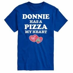 Licensed Character Men's TMNT Pizza My Heart Donnie Tee Blue -Licensed Character Shop unnamed file 31628
