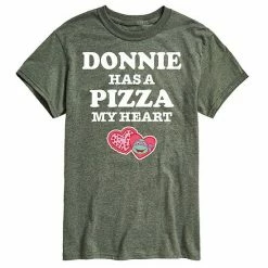 Licensed Character Men's TMNT Pizza My Heart Donnie Tee Blue -Licensed Character Shop unnamed file 31629
