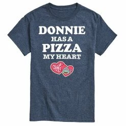 Licensed Character Men's TMNT Pizza My Heart Donnie Tee Blue -Licensed Character Shop unnamed file 31630