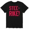Licensed Character Men's Stee-Rike Baseball Tee Grey -Licensed Character Shop unnamed file 31632