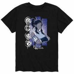 Licensed Character Men's The Legend Of Korra Portrait Tee Black