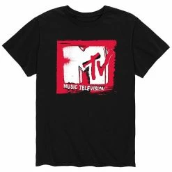 Licensed Character Men's MTV Punk Poster Tee Grey -Licensed Character Shop unnamed file 31652