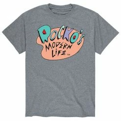 Licensed Character Men's Rocko's Modern Life Logo Tee Black -Licensed Character Shop unnamed file 31684