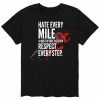 Licensed Character Men's Hate Every Mile Along The Way Tee Black -Licensed Character Shop unnamed file 31689
