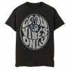 Licensed Character Men's Fifth Sun Good Vibes Only Text Tee Black -Licensed Character Shop unnamed file 31741