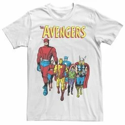 Licensed Character Men's Marvel The Avengers Original Group Shot Tee Black -Licensed Character Shop unnamed file 31749