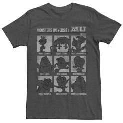 Licensed Character Men's Disney Pixar Monsters University Vintage Yearbook Tee Royal Heather -Licensed Character Shop unnamed file 31767