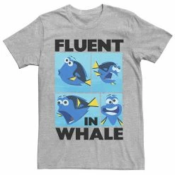Licensed Character Men's Disney Pixar Finding Dory Fluent In Whale Tee White -Licensed Character Shop unnamed file 31770