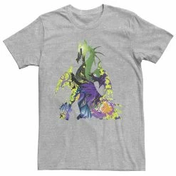 Licensed Character Men's Disney Sleeping Beauty Dragon Silhouette Graphic Tee White -Licensed Character Shop unnamed file 31775