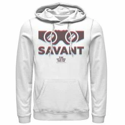 Licensed Character Men's The Suicide Squad Savant Goggles Hoodie White -Licensed Character Shop unnamed file 31785