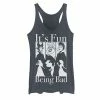 Licensed Character Disney Princesses & Villains Juniors' Being Bad Trio Tank Navy Heath -Licensed Character Shop unnamed file 31825