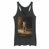 Licensed Character Juniors' Disney's The Lion King Live Action Simba Paw Tank Top Black Heather