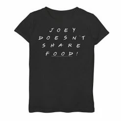 Licensed Character Girls 7-16 Friends Joey Doesn't Share Food Graphic Tee Black -Licensed Character Shop unnamed file 31862