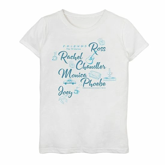Licensed Character Girls 7-16 Friends All The Friends Symbols Name Stack Graphic Tee Mint 3 Licensed Character Girls 7-16 Friends All The Friends Symbols Name Stack Graphic Tee Mint