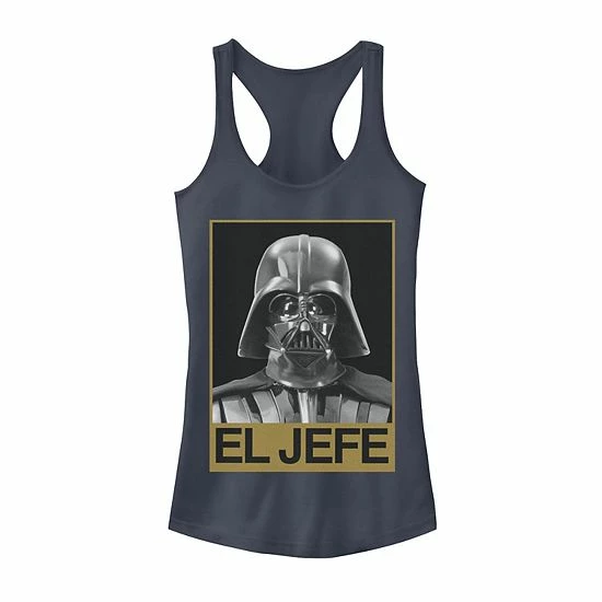 Licensed Character Juniors'Star Wars Darth Vader Ej Jefe "The Chief" Tank Charcoal 4 Licensed Character Juniors'Star Wars Darth Vader Ej Jefe "The Chief" Tank Charcoal - Image 2