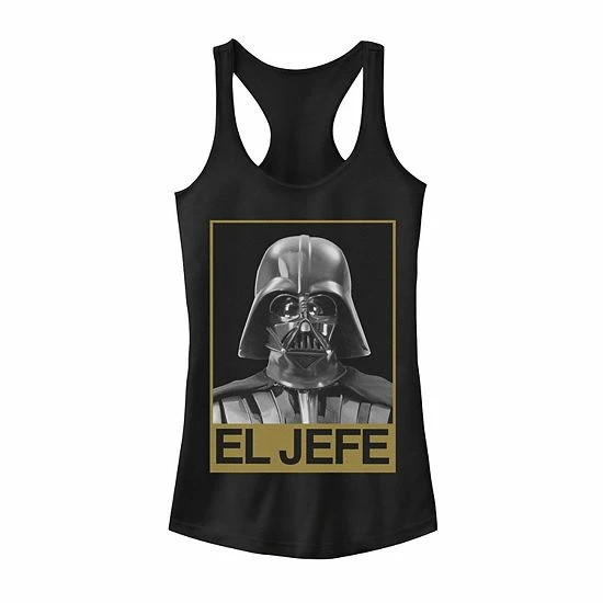 Licensed Character Juniors'Star Wars Darth Vader Ej Jefe "The Chief" Tank Charcoal 5 Licensed Character Juniors'Star Wars Darth Vader Ej Jefe "The Chief" Tank Charcoal - Image 3