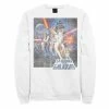 Licensed Character Men's Star Wars La Guerra De Las Galaxias Faded Poster Sweatshirt White 2 Licensed Character Men's Star Wars La Guerra De Las Galaxias Faded Poster Sweatshirt White -Licensed Character Shop unnamed file 31924