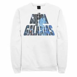 Licensed Character Men's Star Wars La Guerra De Las Galaxias Letter Fill Sweatshirt Athletic Heather