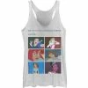 Licensed Character Juniors' Disney's Princess "Not Dramatic" Meme Panel Tank White Heather -Licensed Character Shop unnamed file 31930