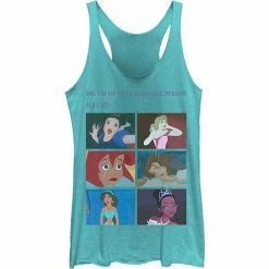 Licensed Character Juniors' Disney's Princess "Not Dramatic" Meme Panel Tank White Heather -Licensed Character Shop unnamed file 31932