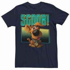 Licensed Character Men's Scoob! Cute Smile Poster Tee Navy -Licensed Character Shop unnamed file 31950