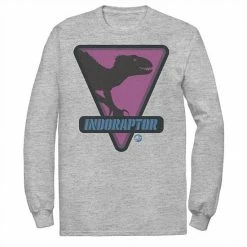 Licensed Character Men's Jurassic World Indoraptor Silhouette Tee Athletic Heather -Licensed Character Shop unnamed file 31977