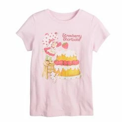 Licensed Character Girls 7-16 Strawberry Shortcake Baking Graphic Tee
