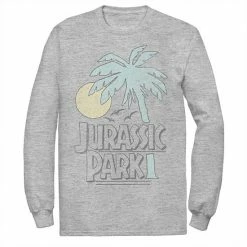 Licensed Character Men's Jurassic Park Palm Tree Sunset Logo Tee White 6 Licensed Character Men's Jurassic Park Palm Tree Sunset Logo Tee White -Licensed Character Shop unnamed file 31988