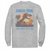 Licensed Character Men's Jurassic Park T Rex Sunset Portrait Tee White -Licensed Character Shop unnamed file 31990
