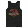 Licensed Character Men's Jurassic Park Classic Fossil Build Up Logo Tank Black -Licensed Character Shop unnamed file 31996