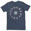 Licensed Character Men's Celestial Wheen Stamp Tee Navy Heather -Licensed Character Shop unnamed file 32011