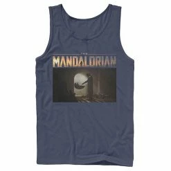 Licensed Character Men's Star Wars The Mandalorian The Child First Meeting Portrait Tank Black -Licensed Character Shop unnamed file 32037