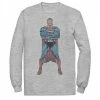 Licensed Character Men's DC Comics Superman Power Stance Comic Poster Sweatshirt Athletic Heather -Licensed Character Shop unnamed file 32047