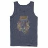 Licensed Character Men's DC Comics Justice League Group Shot Distressed Poster Tank Top Navy -Licensed Character Shop unnamed file 32065