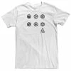 Licensed Character Men's Zelda Element Symbols Tee White -Licensed Character Shop unnamed file 32089