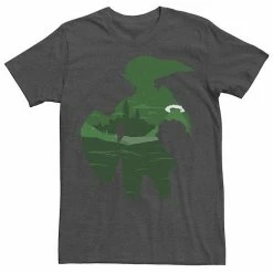 Licensed Character Men's Zelda Link Silhouette Fill Tee Black -Licensed Character Shop unnamed file 32094