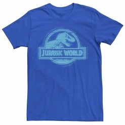 Licensed Character Men's Jurassic World System Breach Logo Icon Tee Royal -Licensed Character Shop unnamed file 32107