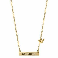 Licensed Character Harry Potter 18k Gold Plated "Seeker" Necklace