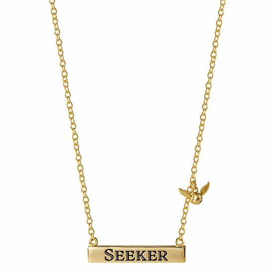 Licensed Character Harry Potter 18k Gold Plated "Seeker" Necklace 3 Licensed Character Harry Potter 18k Gold Plated "Seeker" Necklace