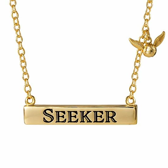 Licensed Character Harry Potter 18k Gold Plated "Seeker" Necklace 4 Licensed Character Harry Potter 18k Gold Plated "Seeker" Necklace - Image 2