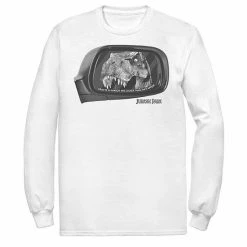 Licensed Character Men's Jurassic Park T-Rex In Car Side Mirror Tee Athletic Heather -Licensed Character Shop unnamed file 32120