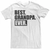Licensed Character Men's Best Grandpa Ever Bold Text Graphic Tee Athletic Heather -Licensed Character Shop unnamed file 32134