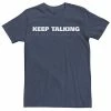 Licensed Character Men's Keep Talk I'm Diagnosing You Graphic Tee Navy Heather