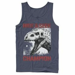 Licensed Character Men's Jurassic World Indominus Hide & Seek Champ Graphic Tank Top Royal -Licensed Character Shop unnamed file 32159