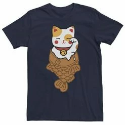 Licensed Character Men's Taiyaki Icecat Graphic Tee Royal -Licensed Character Shop unnamed file 32183