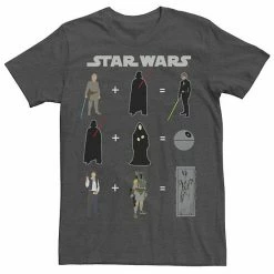 Licensed Character Men's Star Wars Rebel And Imperial Mathematical Equations Tee Natural -Licensed Character Shop unnamed file 32206